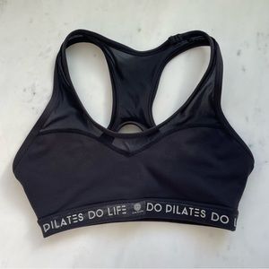 Glyder x Club Pilates Branded Sports Bra Size Small Black